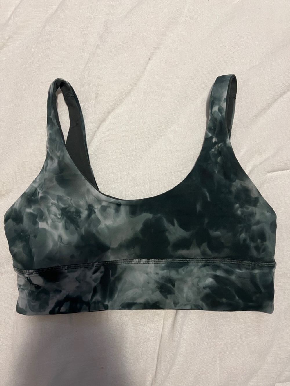 Lululemon Align Bra - Diamond Dye Starlight Smoked Spruce/White